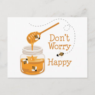 Postal Jar de la miel