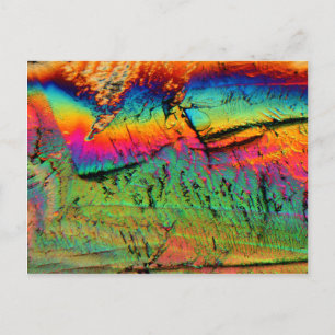 Postal jarabe de arce bajo microscopio