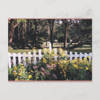 Postal jardín