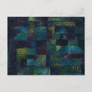Postal Jardín aterrazado, 1920 por Paul Klee