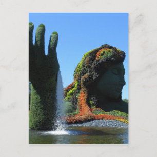 Postal Jardín Botánico de Montreal