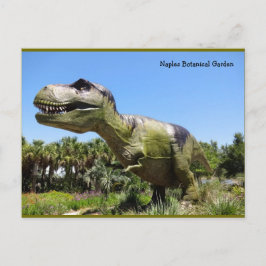 Postal Jardín Botánico de Nápoles Florida - Dinosaurio T 