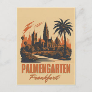 Postal jardín botánico palmengarten frankfurt