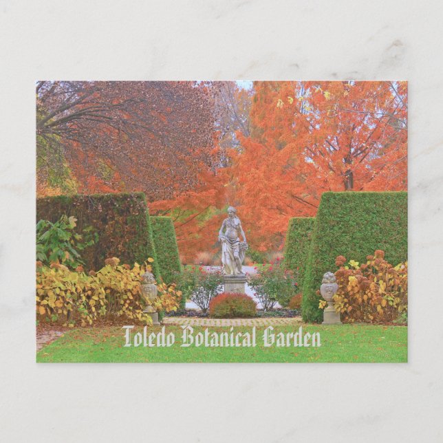 POSTAL "JARDÍN BOTÁNICO TOLEDO EN OTOÑO" (Anverso)