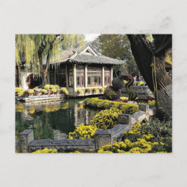 Postal Jardín chino