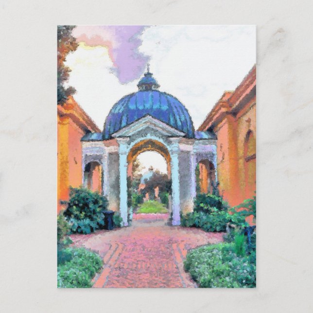 Postal Jardín, City Park, Nueva Orleans (Anverso)