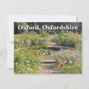 Postal Jardín conmemorativo de Christ Church en Oxford