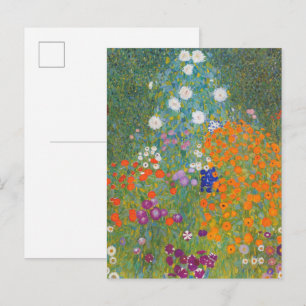 Postal Jardín de granja (Bauerngarten)  Gustav Klimt Pequ