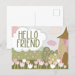 Postal Jardín de la Aldea Mágica