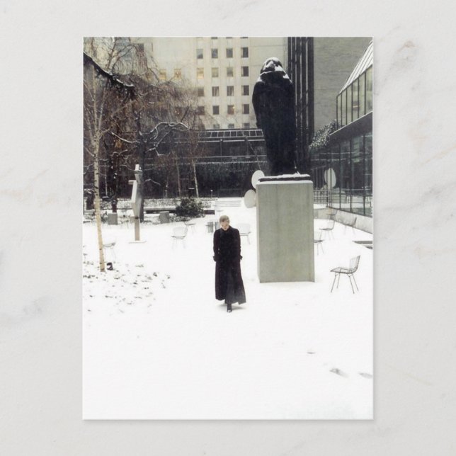 Postal Jardín de la escultura de MoMA: (Anverso)
