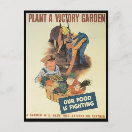 Postal Jardín de la Victoria Guerra Mundial 2