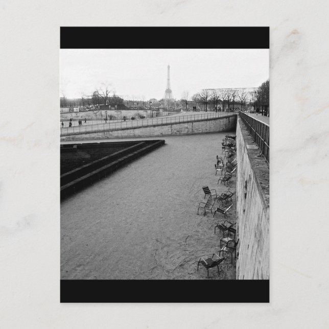 Postal Jardín de las Tullerías (Jardin des Tuileries), Pa (Anverso)