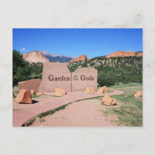 Postal Jardín de los dioses - Postcard de Colorado