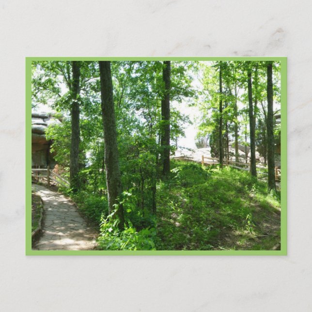 Postal Jardín De Los Dioses-Sur De Illinois (Anverso)