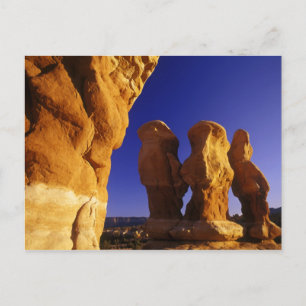 Postal Jardín de los Duendes en el Gran Escalante