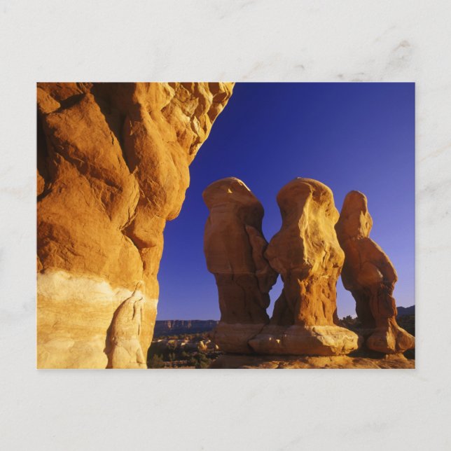 Postal Jardín de los Duendes en el Gran Escalante (Anverso)