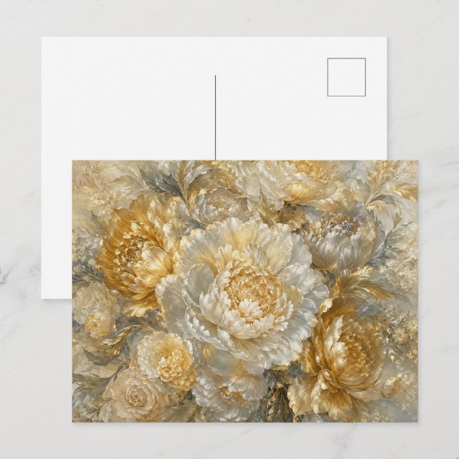 Postal Jardín de Marfil Dorado (Anverso / Reverso)