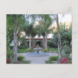 Postal Jardín de Misión Ventura y Fuente