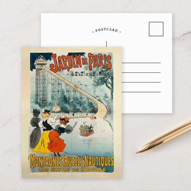 Postal Jardin de París | Georges Meunier (Subido por el creador)