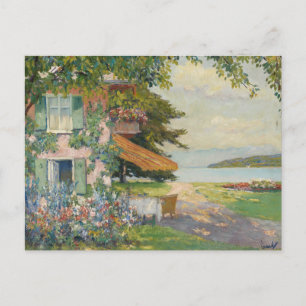 Postal Jardín de primavera en Starnberg Edward Cucuel