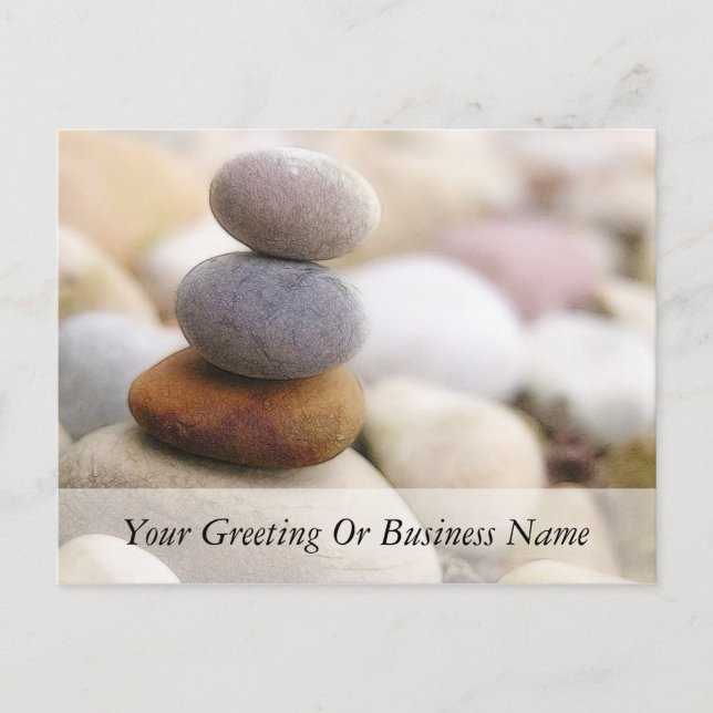 Postal Jardín de roca de Zen (Anverso)