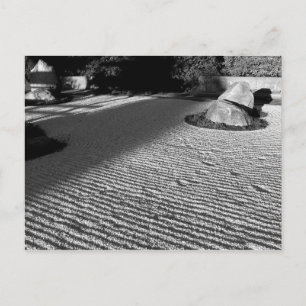 Postal Jardín de roca de Zen