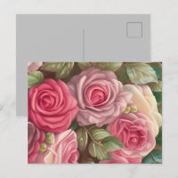 Jardín de Rosas de Victoria - Flores rosadas paste
