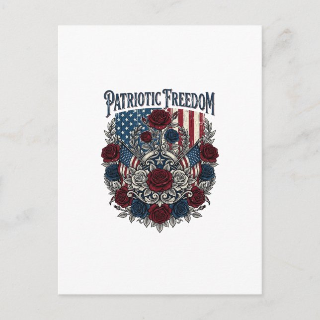 Postal Jardín de Rosas Patrióticas (Anverso)