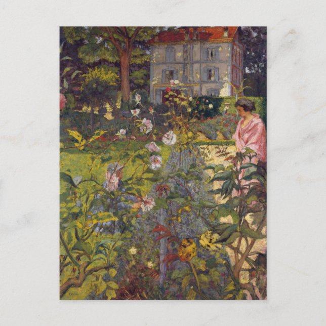 Postal Jardín de Vaucresson (Anverso)