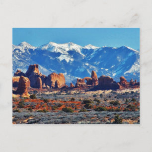 Postal Jardín Del Edén En El Parque Nacional De Arches