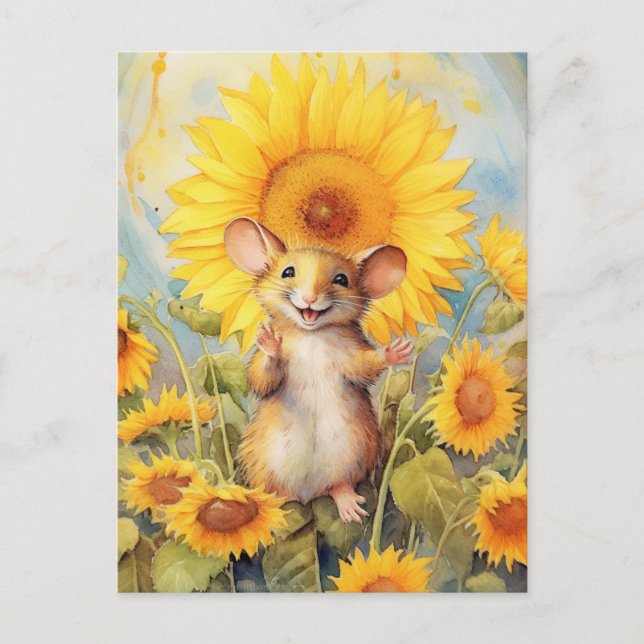 Postal Jardín del girasol 6 de 17 (Anverso)