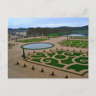 Postal Jardín del Palacio de Versalles en la Isla de Fran