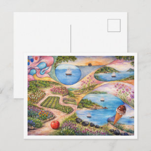 Postal Jardín del Paraíso