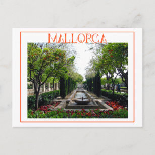Postal Jardín del Rey de Mallorca