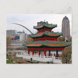Postal Jardín del río - Des Moines, Iowa # 2