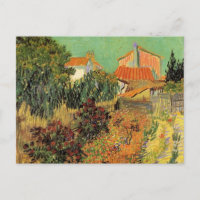 Jardín detrás de una casa de Vincent van Gogh