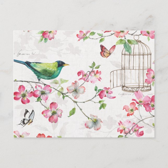 Postal Jardín Dogwood (Anverso)