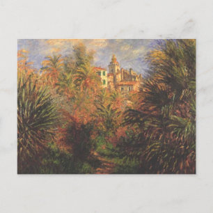 Postal Jardín en Bordighera - Claude Monet - c1900