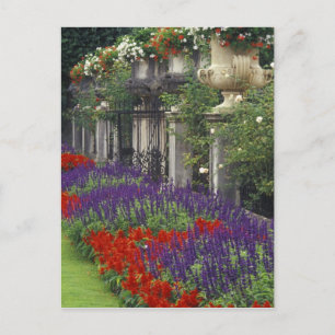 Postal Jardín en el Palacio de Mirabell, Salzburgo, Austr