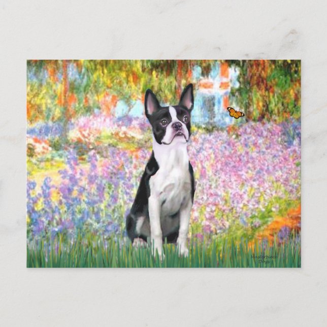 Postal Jardín en Giverney - Boston T (Anverso)