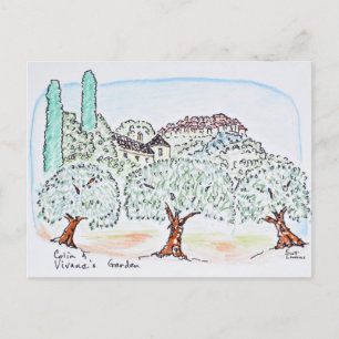 Postal Jardín en Speracedes, Cabris   Sur de Francia