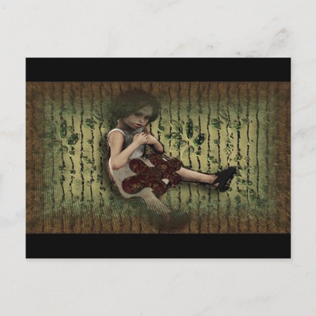 Postal Jardín encantado (Anverso)