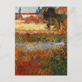 Postal Jardín Florido (F430) Van Gogh Arte Fino