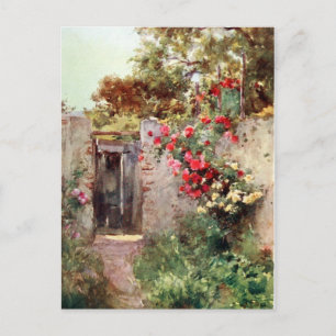 Postal Jardín italiano