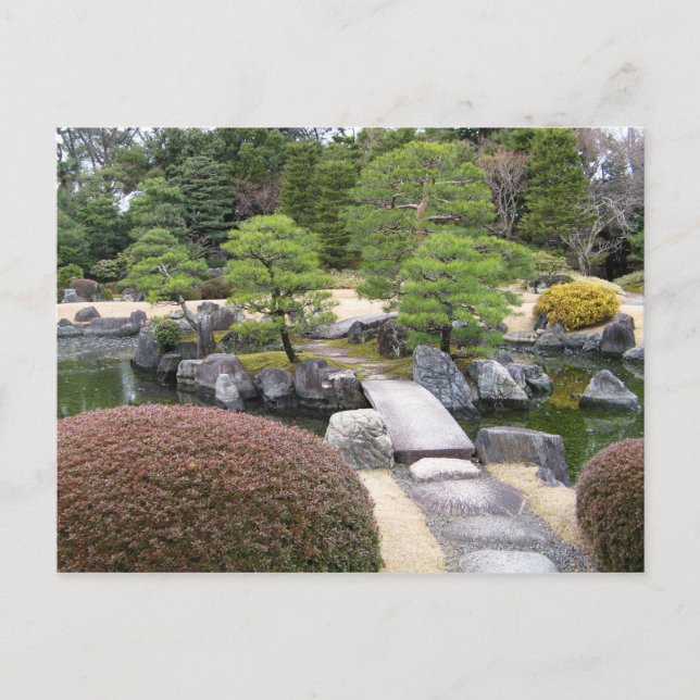 Postal Jardín japonés 日 本 庭 園 (Anverso)