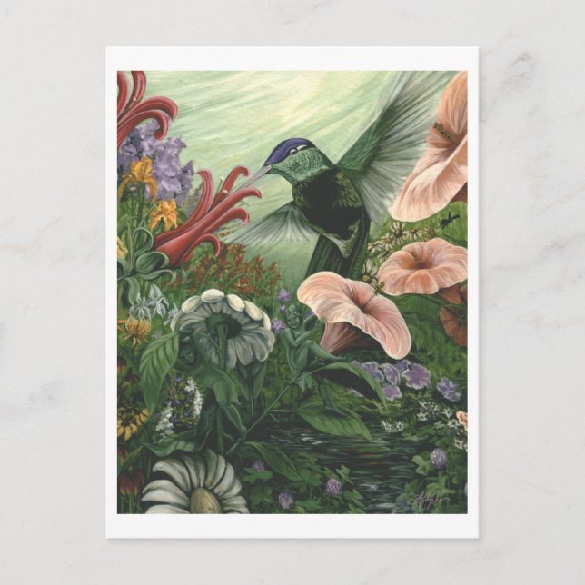 Postal Jardín magnífico (Anverso)