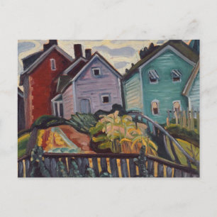 Postal Jardín posterior de Prudence Heward