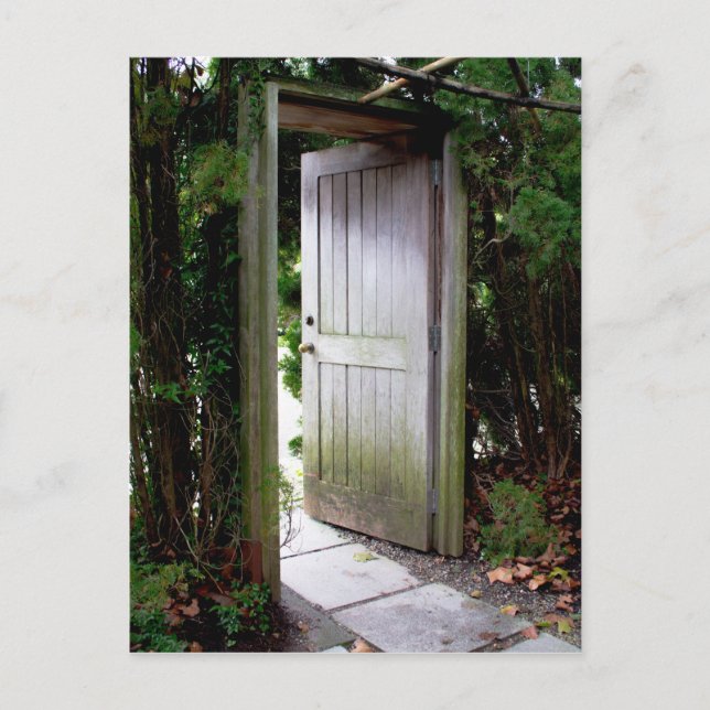 Postal Jardín secreto 1 (Anverso)