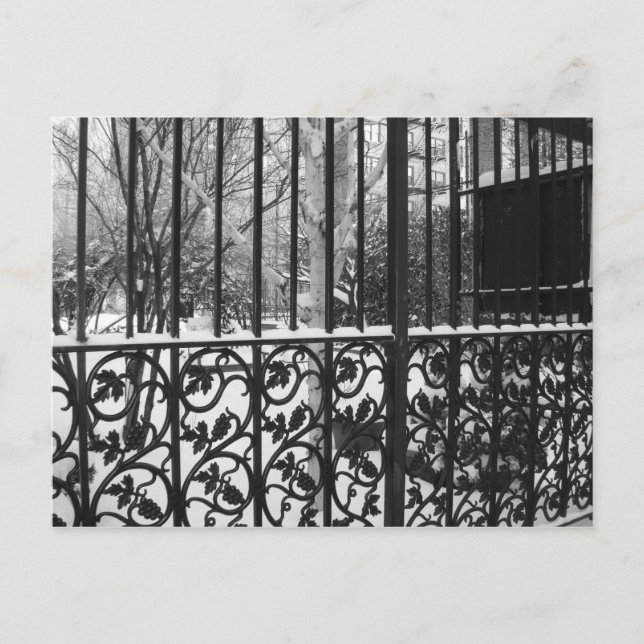 Postal Jardín Secreto Upper West Side New York City NYC (Anverso)