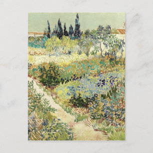 Postal Jardín Vincent Van Gogh en Arles